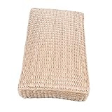 Ipetboom Handgefertigtes Rush Strohkissen Ergonomisch Nackenstütze Atmungsaktiv Für Sauna Und...