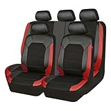 MaKeMoney 9 Stück Auto Sitzbezüge FüR Opel Mokka B/GS Line+/ Ultimate 2021 2022 2023 2024, Leder...