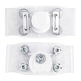 GjnjfdF Stollen für Schuhe – 5 rutschfeste Krallen für Schnee und Stiefel, Sicherheitszubehör...