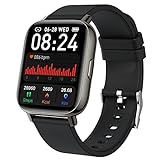 Smartwatch, Fitness Tracker Uhr 1,69 Zoll Touchscreen Armbanduhr IP68 Wasserdicht Smart Watch mit...