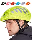 BTR Regenschutz für Fahrradhelm, winddichter Regenüberzug, atmungsaktiver und wasserfester...