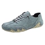 Barfußschuhe Herren Outdoor Wandern Wasserdicht Orthopädische Schuhe Herren Leder rutschfest...