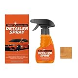 Auto Politur Spray, 120ml wasserfeste Fahrzeugpolitur für Außenbereich, Fahrzeugpflege Für Auto...