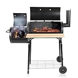 BBQ Collection 2-in-1 Smoker BBQ - Holzkohlegrill - Gartenküche Barbecue - Grill- und...