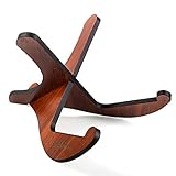 CAHAYA Gitarrenständer Holz Gitarrenhalterung Anti-Rutsch Musikinstrument Ständer klappbar für...