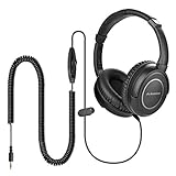 Avantree HF039 Over Ear TV Kopfhörer mit Langes Kabel (16.4 Fuß / 5M), HiFi Stereo Headset für...