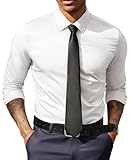 PJ PAUL JONES Hemd Herren Stretch Langarm Freizeithemden Slim Fit Businesshemden Bügelfrei Modische...