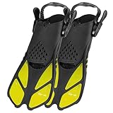 Glymnis Schnorchelflossen Verstellbare Flossen Schwimmflossen für Erwachsene und Kinder Kurze...