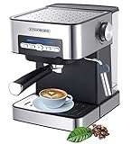 Steinborg Espressomaschine | Siebträgermaschine | 15 Bar | Siebträger Kaffeemaschine | mit...
