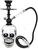 Shisha, Bar Skull LED-Licht-Shisha, Schlauch-Shisha-Kit, Mini-Harz-Shisha-Kit,...