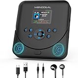 CD Player Tragbar mit TFT Display, 2025 MONODEAL Tragbarer CD Player Bluetooth, Wiederaufladbar CD...