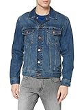 Wrangler Herren Classic Denim Jacket Jeansjacke, Blau (Mid Stone), 4XL