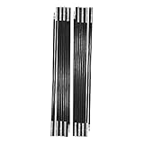 2 Rods Outdoor Camping Zeltstange, 4,9 M FiberglasTent Support Rod Bars Outdoor Support Rods...