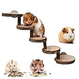 Kletterleiter für Hamster, Hamster Holzleiter Spielzeug, Hängebrücke aus Holz, Pet Ladder Bridge,...