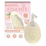 Foamie Feste Intim-Waschlotion,Intimpflege Damen mit Milchsäure & Mandelmilch ohne Parfüm,...