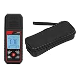 Handanemometer, 8-Blatt-Digitalflügel-Windgeschwindigkeitsmesser, Hochpräziser Luftstromtester,...