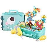 Mechanisches Set für Spieler, multifunktionales Lernspiel mit realistischen Werkzeugen, Werkbank...