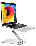 Glangeh Laptop Ständer Aluminium, Höhenverstellbar Laptop Stand aus Ergonomischer, Belüfteter...