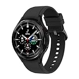 Samsung Galaxy Watch4 Classic, Runde Bluetooth Smartwatch, Wear OS, drehbare Lünette, Fitnessuhr,...