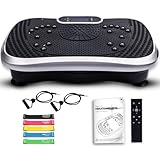 WeightWorld Vibrationsplatte - Fitnessgeräte für Zuhause - 99 Intensitätsstufen - 5...