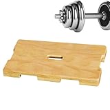 Widerstandsband-Fußplatte – Übungs-Stepbrett für Flexibilitätstraining | Holzbasis mit...