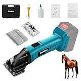 Schermaschine Pferd für Makita 18V Akku,2500 RPM/Min Motor,6 Gang 35 Profi Kabellos pferde...
