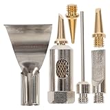 MALUGOGO Butan Lötkolbenspitzen Satz Kleine Langlebige Metall Ersatzspitzen für Gaslötkolben...