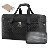 LOVEVOOK Reisetasche Damen, Große Öffnung Weekender Handgepäck Tasche Groß Travel Duffle Bag,...