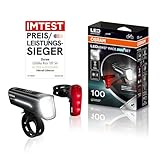 Osram LEDsBIKE® Race 100 Set - Fahrradbeleuchtungsset - einschließlich automatischer...