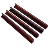 ifundom 4 Stück Mahjong Holz Schiebe mit Gerilltem Kleiner Spielsteinhalter Kompakt Tragbar für...