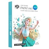 CLIP STUDIO PAINT PRO - Version 2 | 12 Months License | 1 Device | for PC, macOS, iPad, iPhone,...