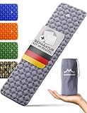 Alpenwert® Isomatte Outdoor [Kleines Packmaß & Ultraleicht] Luftmatratze perfekt für Camping,...