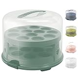 Rotho Fresh Tortenglocke hoch mit Trays, lebensmittelechter Kunststoff (PP) BPA-frei,...