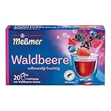 Meßmer Waldbeere | 20 Teebeutel | Vegan | Glutenfrei | Laktosefrei