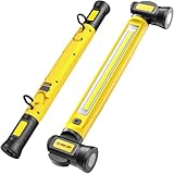 Arbeitsleuchte 3000LM, Werkstattlampe led, Motorraumleuchte mit Magnet＆Haken, 3...