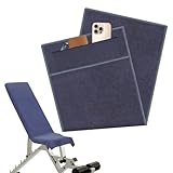 Baieye Fitness Handtuch 120x50CM, Sporthandtuch mit Versteckter Reißverschlusstasche, Saugfähiges...