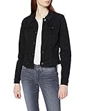 Noisy May Damen Kurze Jeansjacke | Basic Denim Übergangsjacke | Stoned Washed Jacket NMDEBRA,...