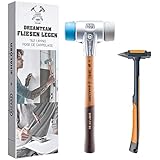 HALDER - Aktionsbox Dreamteam Fliesen legen, SIMPLEX-Schonhammer, TPE-soft/TPE-mid und PICARD...