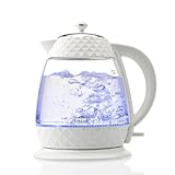 ETA Design Wasserkocher Crystal I Leistung 2.200 W I Volumen 1,7 l I Entkalkungsfilter I...