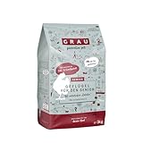 Grau – das Original – Trockenfutter für Hunde - Senior - Geflügel, 1er Pack (1 x 3 kg)