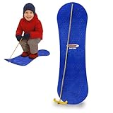Jamara 460390 Snow Play Snowboard 72cm - aerodynamische Bauweise, Ziehschnur mit Griff, extra Glatte...