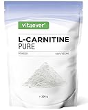 L-Carnitin Pure - 300 g reines Pulver ohne Zusätze - 100% L-Carnitin Tartrat - 100 Portionen mit...