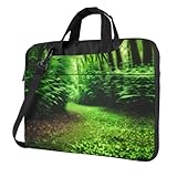 FWJZDSP Green Nature Laptoptasche, stoßfest, stilvolle Laptop-Handtasche für einzigartigen und...