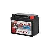 CARTEC Motorradbatterie YB4L-B, 4Ah 120A, Gel Technologie Motorrad-Starter-Batterie,...