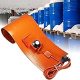 YYRHD-CZ Metall-Ölfassheizung Mit Einstellbarem Drehthermostat, Heizband for...