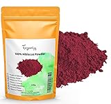 100g Hibiskusblüten Pulver - Hibiskusblüten Gemahlen - Hibiskus Pulver | 100% Natürlich, Rein und...