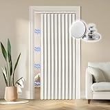 RINHARTEX Magnetischer Türvorhang für Schrank, Falttür, Akkordeon-Stil, Akkordeon-Tür,...