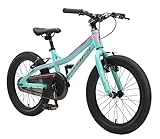 BIKESTAR Kinder Fahrrad Aluminium Mountainbike mit V-Bremse für Mädchen und Jungen ab 5 Jahre | 18...