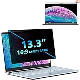 STARY Blickschutzfilter 13.3 zoll Laptop 16:9 Seitenverhältnis - Anti Blaulicht Blendschutz...