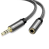 Klinke Verlängerung, Victeck 5m Nylon 3.5mm Stereo Klinken Audio Verlängerungskabel für AUX...